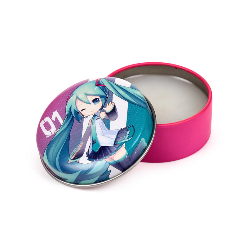 Hatsune Miku Lip Balm displayed on a vanity