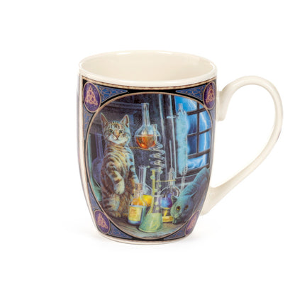 Lisa Parker Jekyll & Hyde Cats Mug on display
