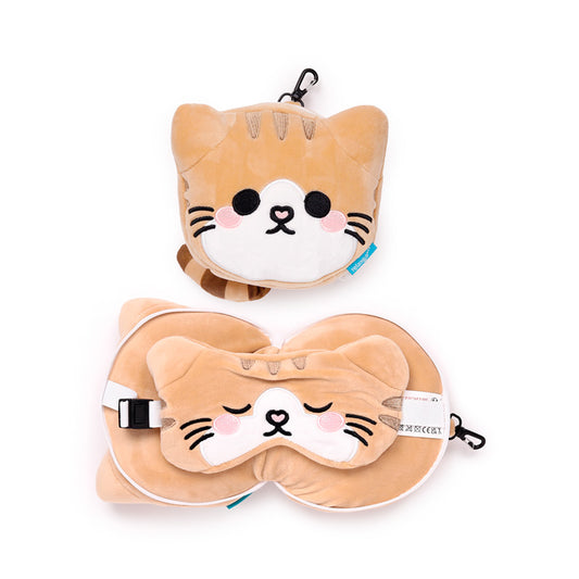 Adoramals Scottish Fold Cat Travel Pillow