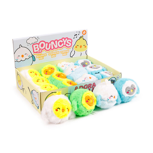 High Bounce Plush Ball Toy featuring Adoramals Birds