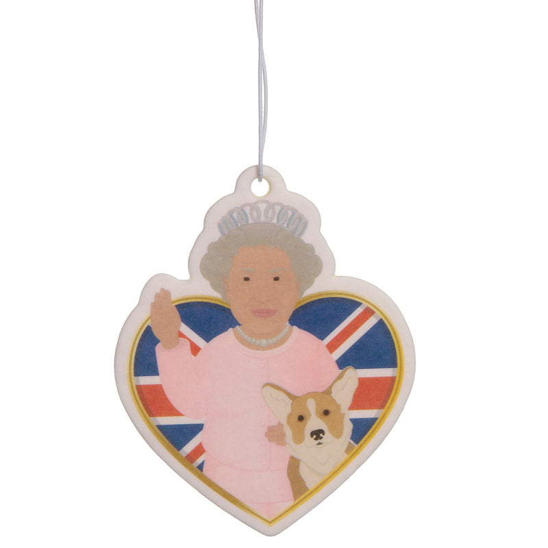 Royal Bloom Scented Queen & Corgi Air Freshener in home setting