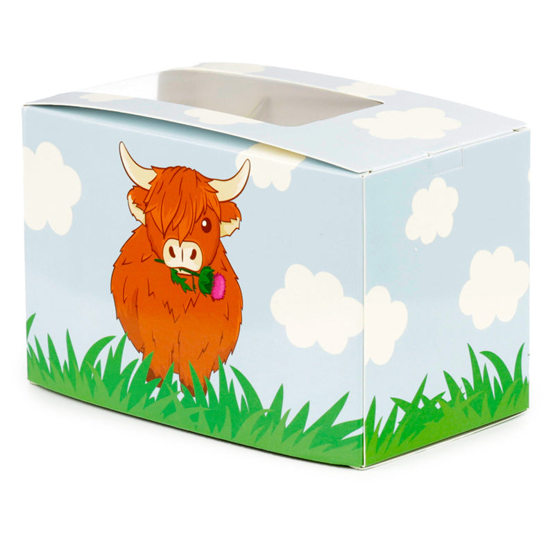 Whimsical Highland Coo Cow ornament