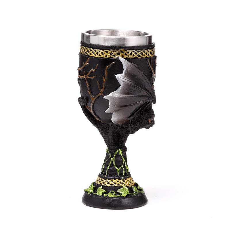 Collectible Goblet Featuring Bat Design