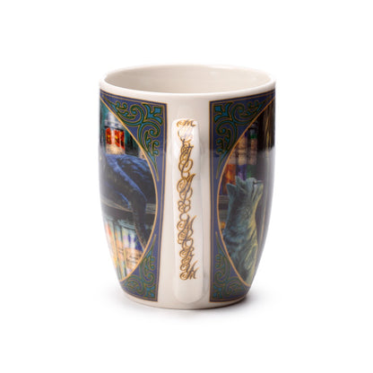 Lisa Parker Cat Mug in a cozy setting