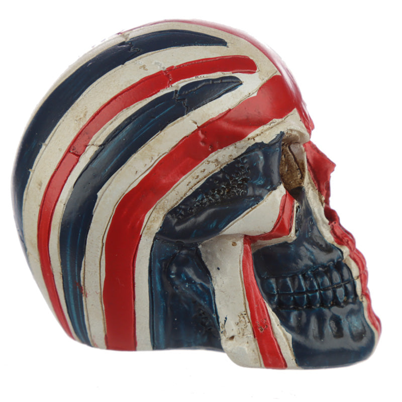 Skull Union Jack Head Ornament artistic display