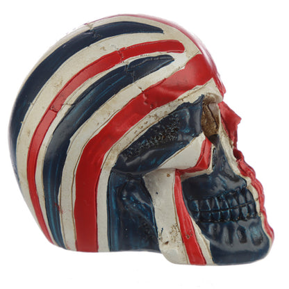 Skull Union Jack Head Ornament artistic display