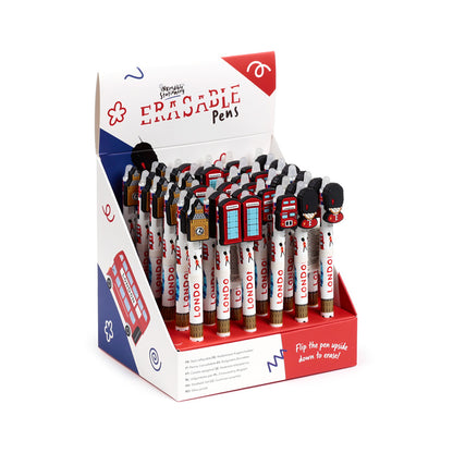 Erasable Pen with London PVC Topper