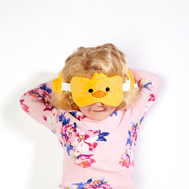 Soft Duck Travel Pillow and Eye Mask Set