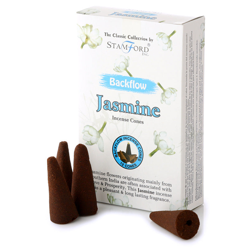 Stamford Backflow Incense Cones - Jasmine in pack