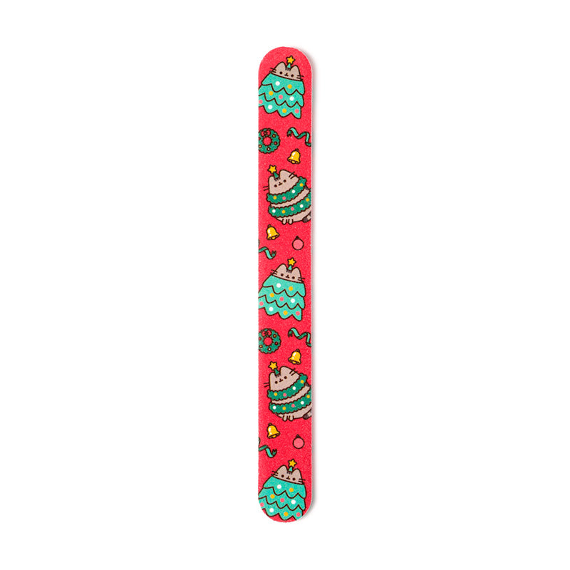 Christmas Pusheen the Cat Nail File Matchbook - Holiday Design