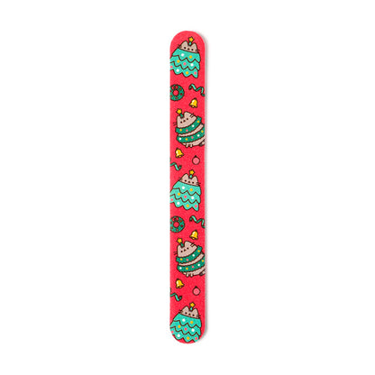 Christmas Pusheen the Cat Nail File Matchbook - Holiday Design