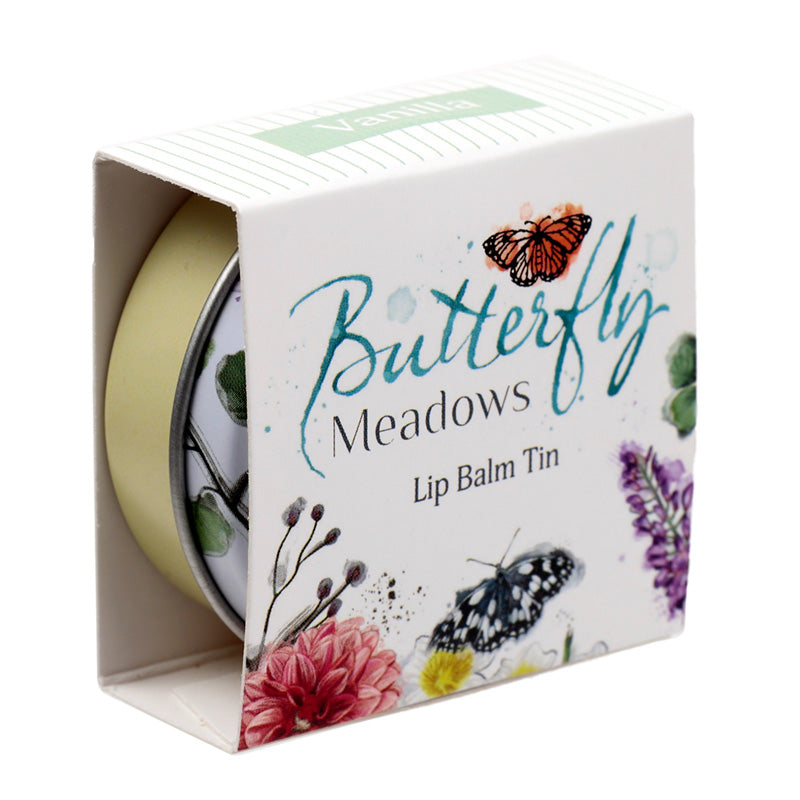 Butterfly Meadows Lip Balm in a charming gift setting