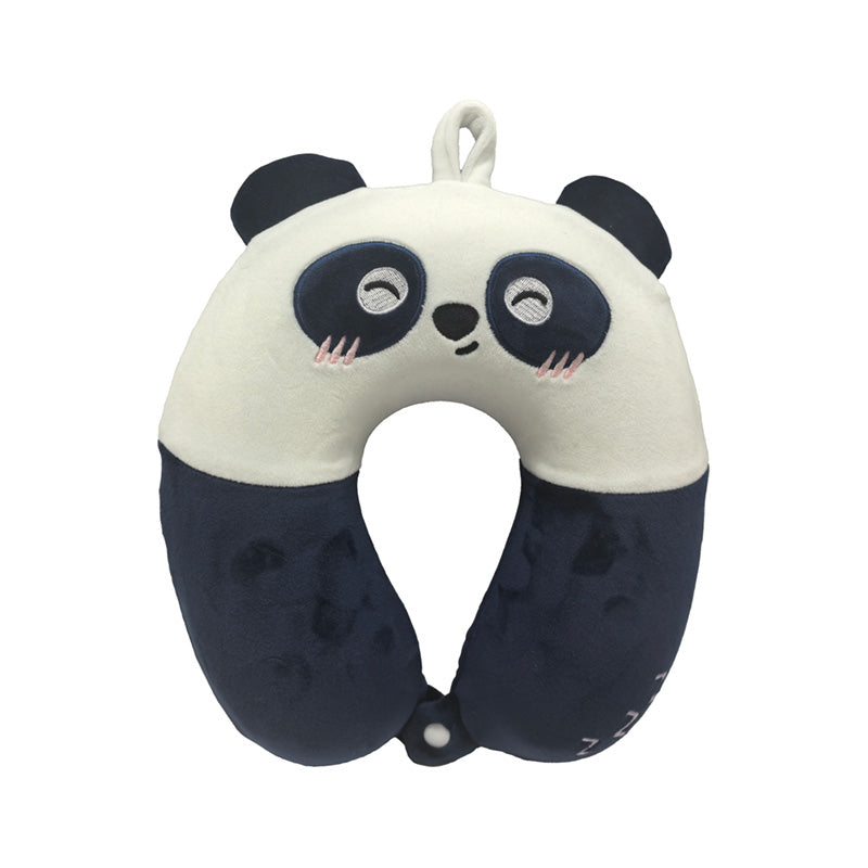 Relaxeazzz Kids Memory Foam Travel Pillow - Banjo the Panda design