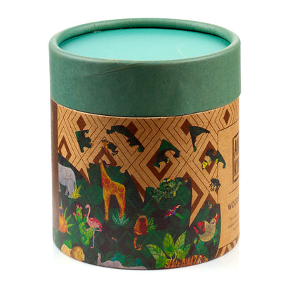 Puzzle pieces beautifully crafted from poplar wood