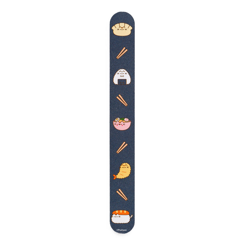 Pusheen nail file in a decorative setting