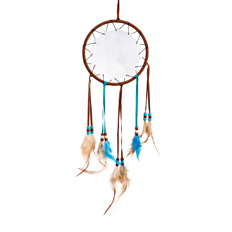 Small dreamcatcher displayed on a shelf