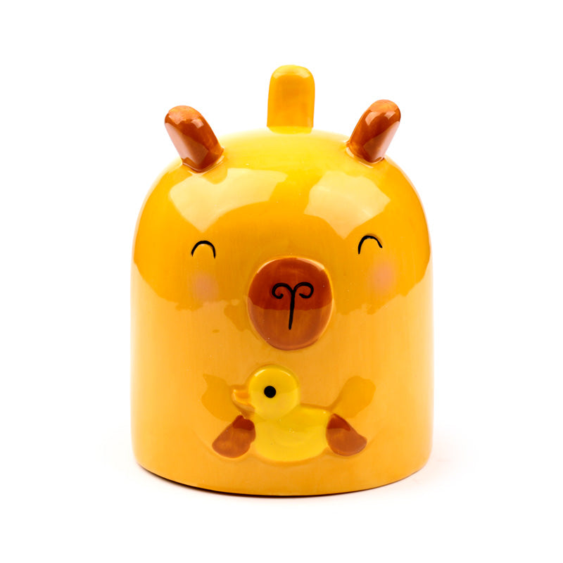 Whimsical Capybara Mug in a home decor setting