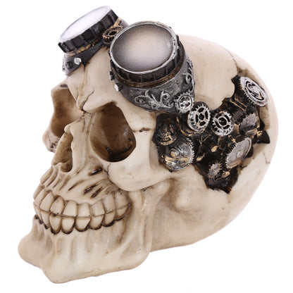 Intricate Gothic Skull Ornament