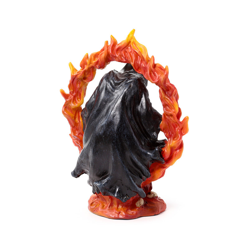 Intricate resin tea light holder for home decor