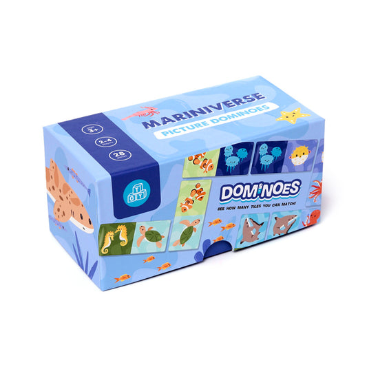 Kids Dominoes Set - Mariniverse with vibrant illustrations