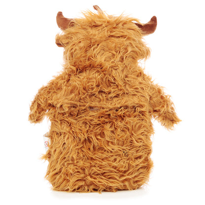 Cozy Highland Coo Hot Water Bottle for home decor