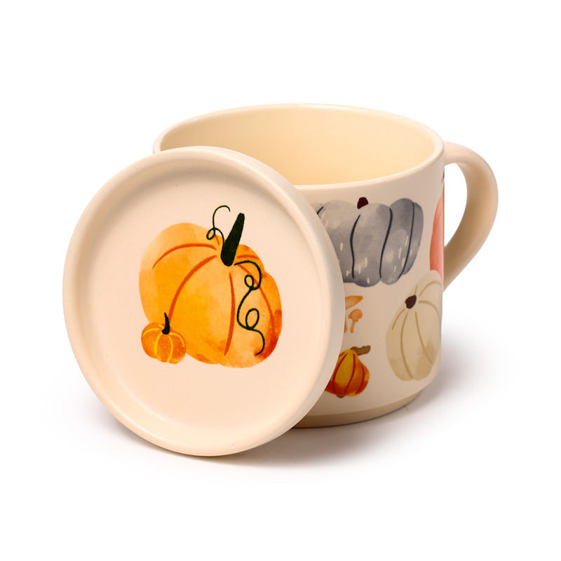 Elegant Porcelain Mug Set for Autumn