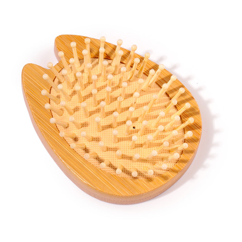 Charming Bamboo Hair Brush with Pusheen for hair care