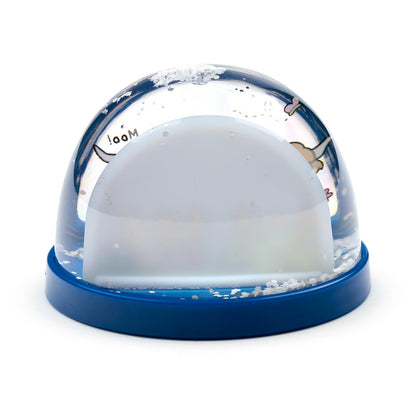 Decorative Highland Coo Cow with Snowstorm Effect