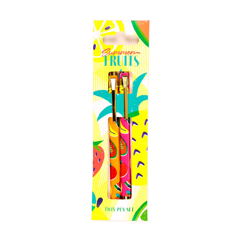 Summer Fruits Pen Twin Set - vibrant pen designs