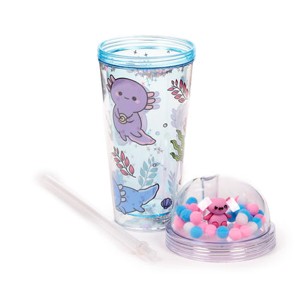Adoramals Maddie the Axolotl Cup for cold beverages