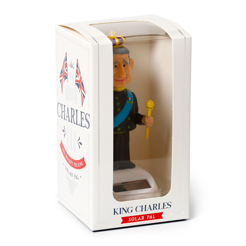 Solar-powered King Charles ornament