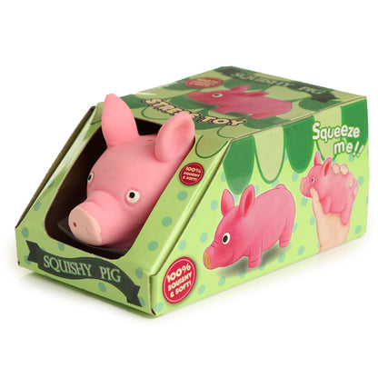 Vibrant Fun Kids Stretchy Squeezy Pig Toy