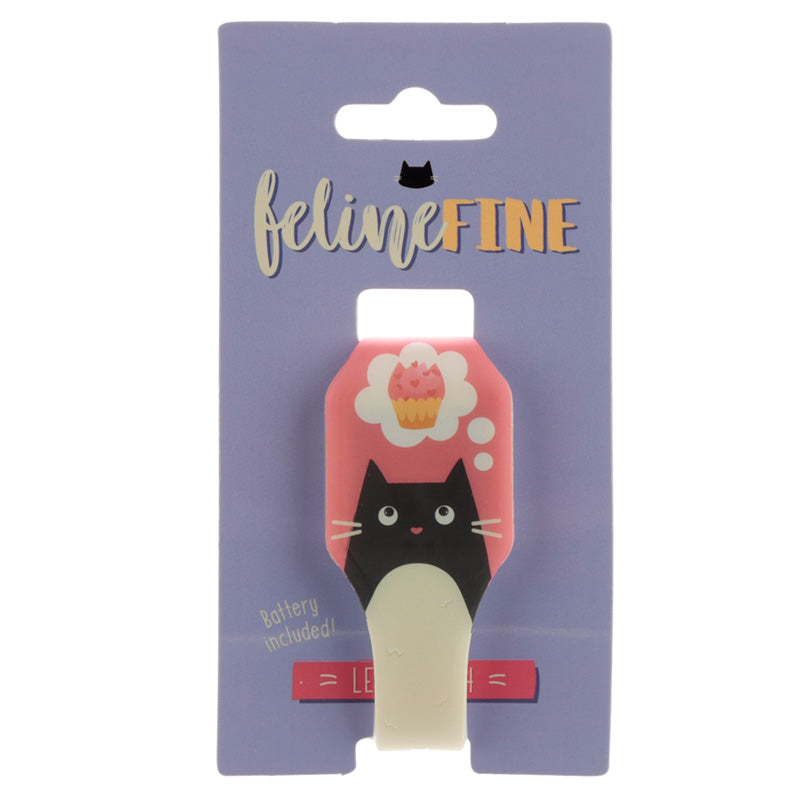 Feline Fine Cat Silicone Digital Watch displayed on a table