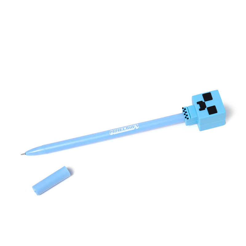 Minecraft Chibi Erasable Pen with blue ink