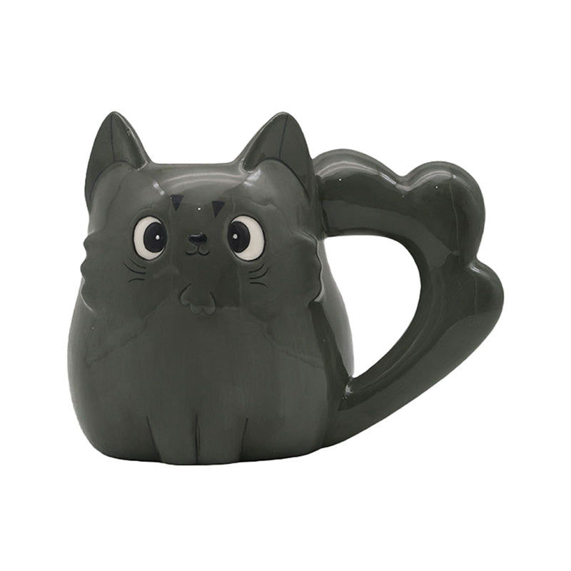 Beans & Co Cats Pepper Novelty Shaped Ceramic Mug