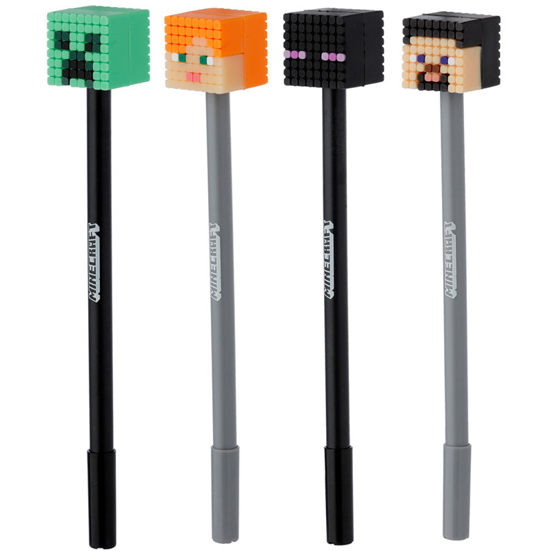 Minecraft Fine Tip Pen with Bee Silicone Topper