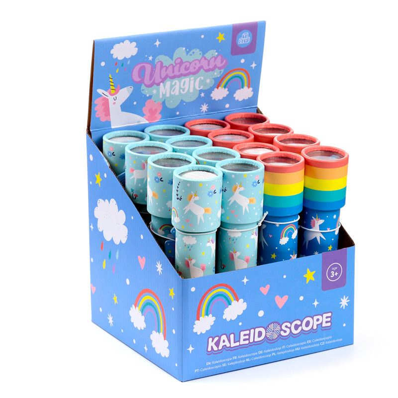 Unicorn Magic Kaleidoscope with vibrant colours