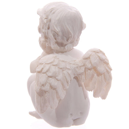Love Cherub with Heart Gem - Perfect for Display