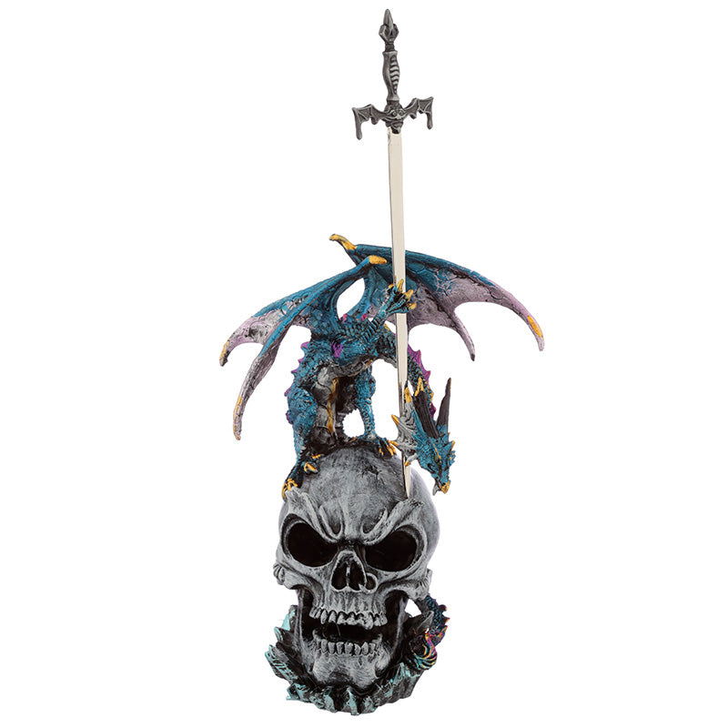 Sword Master Dark Legends Dragon Figurine side view