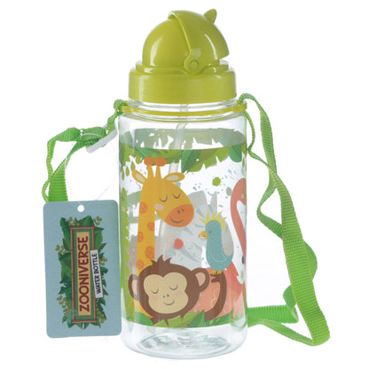 Children's Water Bottle 450ml - Zooniverse design 1