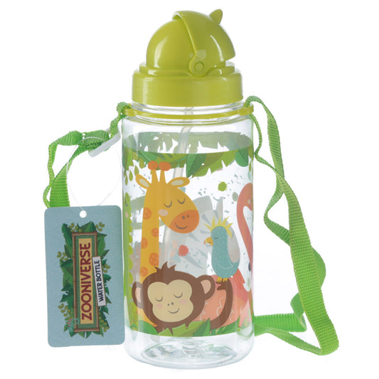 Children's Water Bottle 450ml - Zooniverse design 1