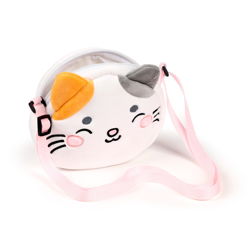 Adoramals Lola the Cat Plush Crossbody Bag - Back View