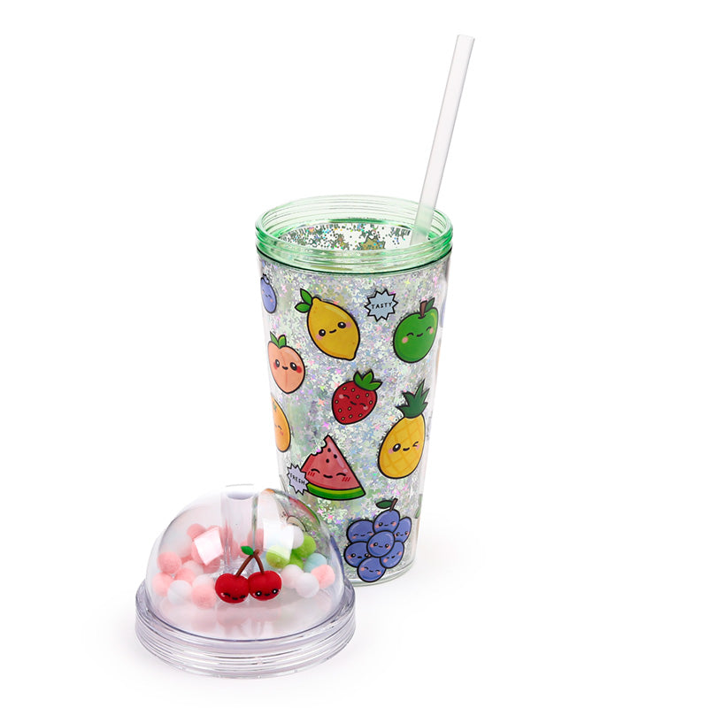 Foodiemals Fruit Double Walled Cup with Charms