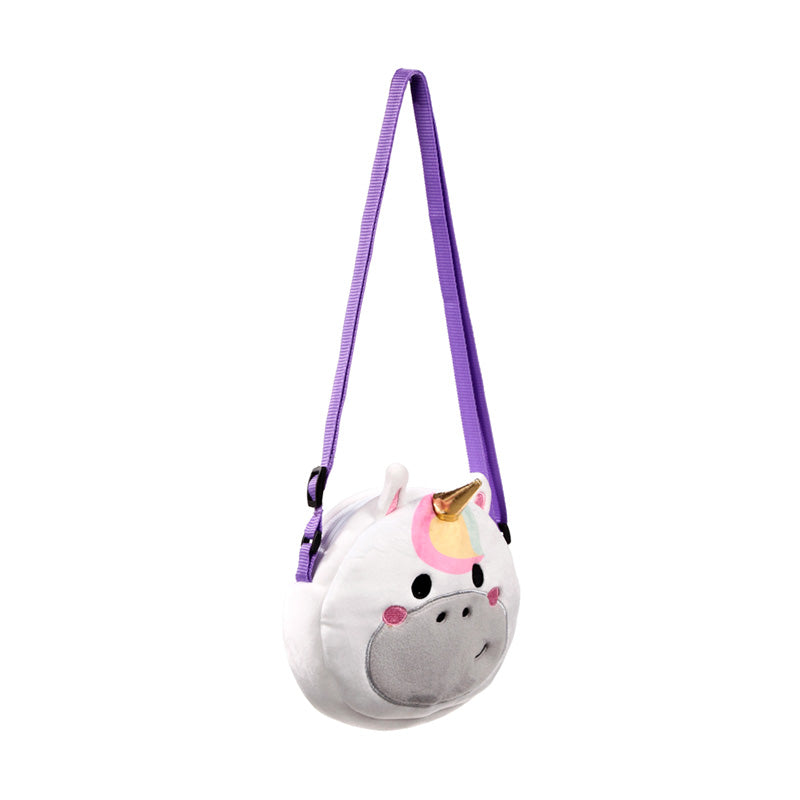 Adoracorns Astra the Unicorn Plush Crossbody Bag side view