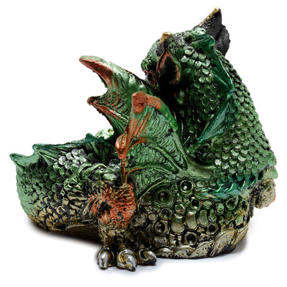 Elements Dragon - Gemstone Shield in a decorative setting