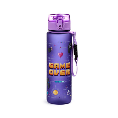 Game Over Water Bottle Ideal for Home and Gym