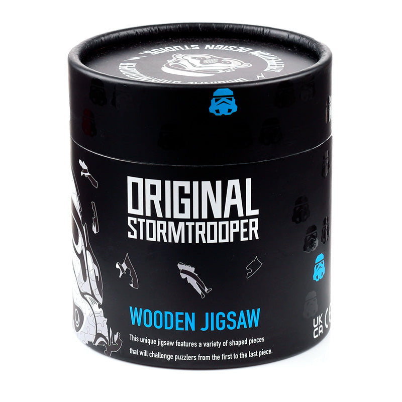 Completed Stormtrooper wooden jigsaw puzzle