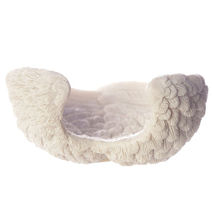 Elegant Resin Angel Wings Bowl