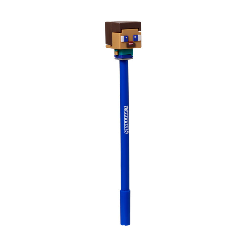 Colourful display of Minecraft Chibi Erasable Pens