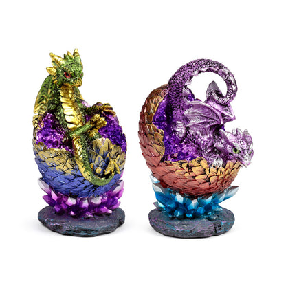 Elements Dragon Hatching Crystal Egg - Decorative Ornament